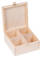 4-Z DECOUPAGE BOX NA ČAJ 4 ECO priehradky 4-Z DECOUPAGE BOX NA ČAJ 4 ECO priehradky
