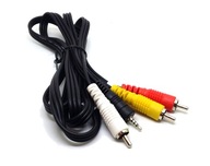 Kábel minijack (3,5 mm) - 3x RCA (cinch) 1,5 m Kábel minijack (3,5 mm) - 3x RCA (cinch) 1,5 m