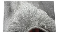 SHAGGY GLITTER KOBEREC 160x220 STRIEBORNÁ LUREXOVÁ NIT!!