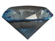 Veľký krištáľový diamant - nebesky modrý - Feng Shui
