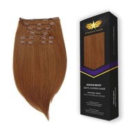 NATURAL Clip-in predlžovanie vlasov, 40-45 cm, HRUBÉ NATURAL Clip-in predlžovanie vlasov, 40-45 cm, HRUBÉ