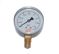 Manometer 1,6 bar GOSHE fi 63 mm spodný tlakomer Manometer 1,6 bar GOSHE fi 63 mm spodný tlakomer