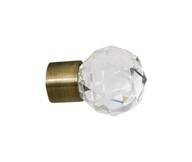 Koncovka závesovej tyče GLOBE 19mm MOSADZNÝ PÁR 2 ks Koncovka závesovej tyče GLOBE 19mm MOSADZNÝ PÁR 2 ks