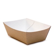 Podnosy na hranolky, nádoba na čln, 7,5x13,5x3,7cm, 100 ks. Podnosy na hranolky, nádoba na čln, 7,5x13,5x3,7cm, 100 ks.