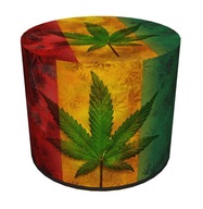 Taška BERTONI, ľahká, stabilná, cylindrická taška, rasta vzor Taška BERTONI, ľahká, stabilná, cylindrická taška, rasta vzor