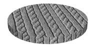 Ozdobné vankúše na stoličku BERTONI RING Braid Ozdobné vankúše na stoličku BERTONI RING Braid