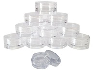 Nádoby, dózy na ozdoby, 5 ml, 100 ks Nádoby, dózy na ozdoby, 5 ml, 100 ks