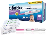 CLEARBLUE digitálny ovulačný test 10 ks. +4p.