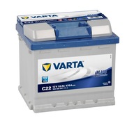 VARTA BLUE DYNAMIC BATTERY 52AH, 470A, C22 VARTA BLUE DYNAMIC BATTERY 52AH, 470A, C22