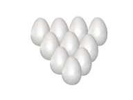 Polystyrénové vajíčka 8 cm, sada 10 ks POLSKÝCH
