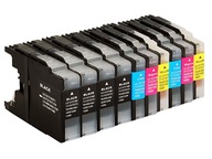 10x LC1220 LC1240 LC1280 BROTHER PRINTER ATRAMENT 10x LC1220 LC1240 LC1280 BROTHER PRINTER ATRAMENT