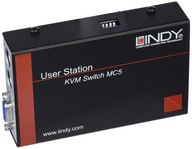 KVM prepínač LINDY MC5 User Station Pro 300 PS / 2 VGA