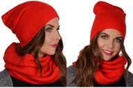 Dámsky set čiapky s trubicou Red K6 Dámsky set čiapky s trubicou Red K6