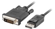 DISPLAYPORT KÁBEL V1.2 DVI-D (24+1) 1,8M Dual Link DISPLAYPORT KÁBEL V1.2 DVI-D (24+1) 1,8M Dual Link
