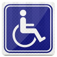 Disabled Sticker DISABLED DISABLED Reflexný nápis do 100m Disabled Sticker DISABLED DISABLED Reflexný nápis do 100m