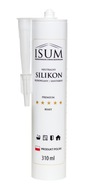ISUM SILIKÓN 310ml neutrálny, sanitárny, ČISTÝ ISUM SILIKÓN 310ml neutrálny, sanitárny, ČISTÝ