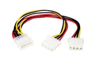 NAPÁJACÍ ADAPTÉR MOLEX MALE / 2x FEMALE 4PIN SXO0