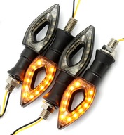 Smerovky MOTOCYKEL ŠÍPKA 12 LED 4 ks SET BLIKÁROV Smerovky MOTOCYKEL ŠÍPKA 12 LED 4 ks SET BLIKÁROV
