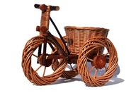 BIKE stojan na kvety Záhradná dekorácia WIKER + LAK BIKE stojan na kvety Záhradná dekorácia WIKER + LAK