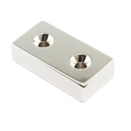 SILNÝ NEODYMIOVÝ MAGNET NA SKRUTKOVÚ TABUĽKU 40x20x10 SILNÝ NEODYMIOVÝ MAGNET NA SKRUTKOVÚ TABUĽKU 40x20x10