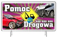 Pevný reklamný banner 3x1m Cestná asistencia - Sign