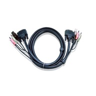 Kábel Aten 2L-7D02U 1,8 m USB DVI-D Single Link KVM