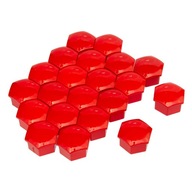 Kryty skrutkovacích uzáverov KEY 19 RED 20 ks Kryty skrutkovacích uzáverov KEY 19 RED 20 ks