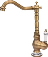 KUCHYŇSKÁ batéria drezová, hnedá, retro bronz 4 KUCHYŇSKÁ batéria drezová, hnedá, retro bronz 4