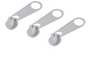 Zips pre 5 mm bielu posúvaciu pásku - 100 ks