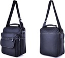G1-09 ČIERNA PÁNSKA TAŠKA NA RAMENO DO PRÁCE VERTIKÁLNA FENA C5 20x25x11 cm 6L