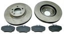 Kotúče 2x + doštičky PREDNÝ OPEL OMEGA B C 94-03 296mm