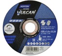 Kotúč rezný NORTON VULCAN 125x1 INOX STEEL 25 ks