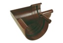 PVC odkvapy Izabella Gutter 125 INTERNAL ARCH Hnedá