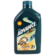 SHELL Advance Ultra 2T 1L - syntetický motocyklový olej pre 2T zmes