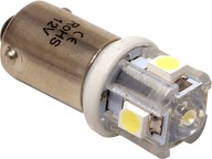 LED žiarovka H6W Bax9s posunuté kolíky asymetrické