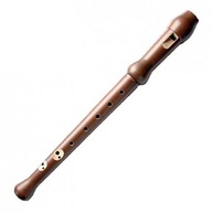Drevená jednoduchá školská flauta - dvojité otvory