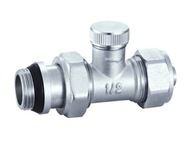 Radiátorový ventil 1/2 Priamy spätný Pex 16mm Radiátorový ventil 1/2 Priamy spätný Pex 16mm