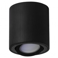 OH-36 Prisadené LED svietidlo 230V, čierne, pohyblivé