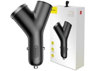 BASEUS Y AUTONABÍJAČKA 2x USB + zapaľovač BASEUS Y AUTONABÍJAČKA 2x USB + zapaľovač