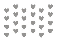 Nálepky na stenu HEARTS srdiečka Mega BIG set Nálepky na stenu HEARTS srdiečka Mega BIG set