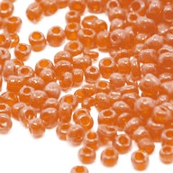 Sklenené korálky Tiny Orange 8/0 3mm 20g Sklenené korálky Tiny Orange 8/0 3mm 20g