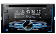 AUTORÁDIO JVC 2 ​​​​DIN MULTICOLOR ANDROID USB