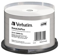 Verbatim CD-R pre tlač bez ID DataLifePlus 50 ks