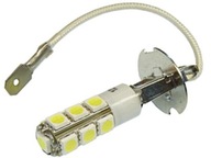 LED H3 halogénová 39 LED 13 SMD MULTILED 12V 24V NAPÁJ