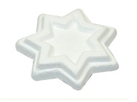 Polystyrénová hviezda DECO hviezda vyrobená z polystyrénu