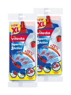 Náplň do mopu Vileda Super Mocio 3Action Velúr 2 ks Náplň do mopu Vileda Super Mocio 3Action Velúr 2 ks