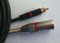 SHELLER RCA (cinch) / XLR kábel samec 10m SHELLER RCA (cinch) / XLR kábel samec 10m