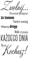 Nápis na stenu, nálepka na stenu - Spomaľ... 155 Nápis na stenu, nálepka na stenu - Spomaľ... 155