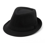 R42 Čierny klasický trilby klobúk Michael Jackson karneval R.58