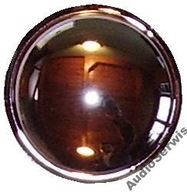 Tonsil 54mm strieborná zrkadlová chrómová bublina